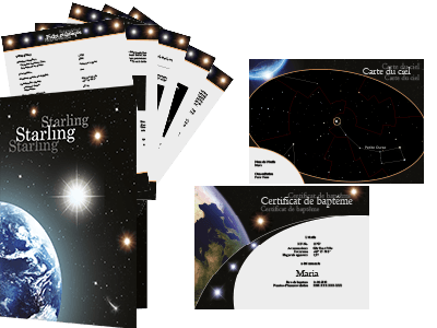 Coffret professionnel + Étoile en acrylique
